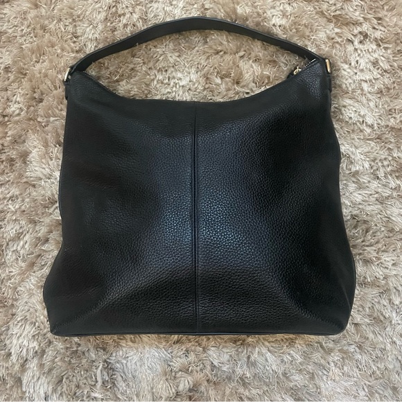 Cole Haan Black Leather Hobo Bag - Picture 3 of 16